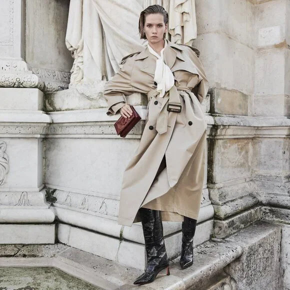 Christian Louboutin CONDOROCOMBO BOTTA 55 Tall Knee High Boots Heels